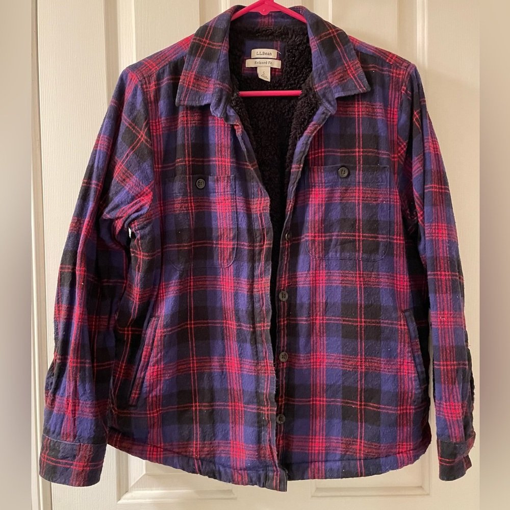 L.L. Bean Fleece Lined Flannel